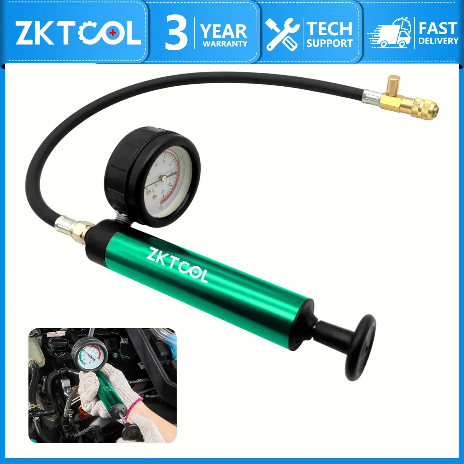 Алюминиевый автомобильный инструмент для тестирования давления радиатора