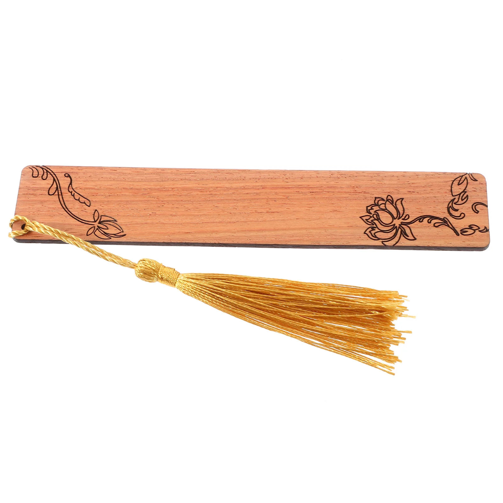 

Bookmark Decoration Carving Bookmark Wood Bookmark with Tassel Festival Bookmark