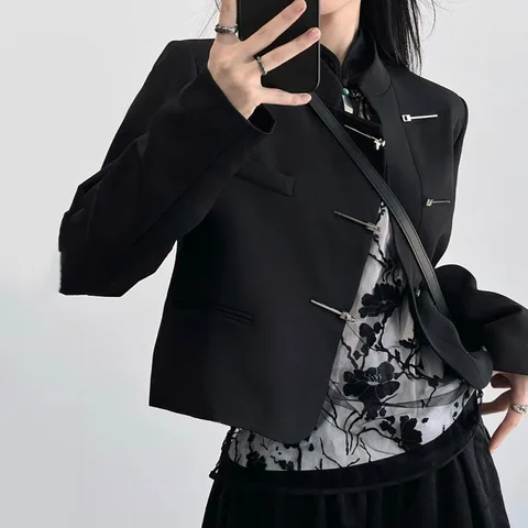 Женское короткое пальто LSHITT полиэстер