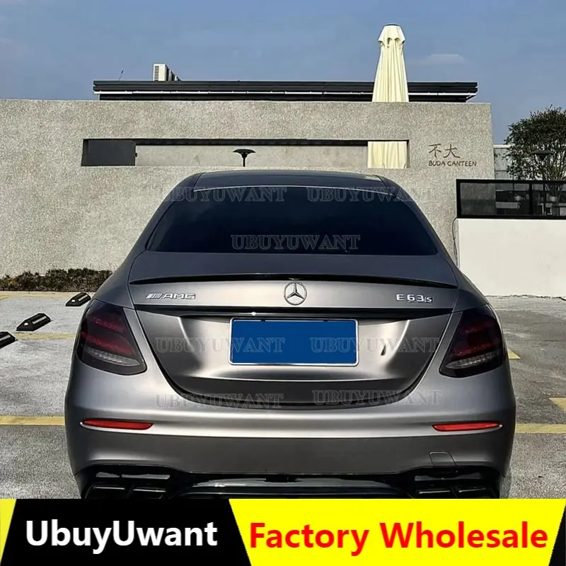 

ABS для Mercedes W213 2016-2020 E-класса E200 E300 E320 автомобильный спойлер на заднее крыло багажника