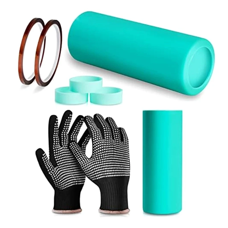

Silicone Sleeve Sublimation Tumbler Band Kit - Use To Skinny Straight Blanks Cups, Sublimation Accessories Wraps- 20 Oz