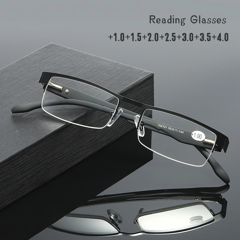 

Очки для чтения мужские в металлической оправе, + 1,0/1,50/2,0/2,50/3,0