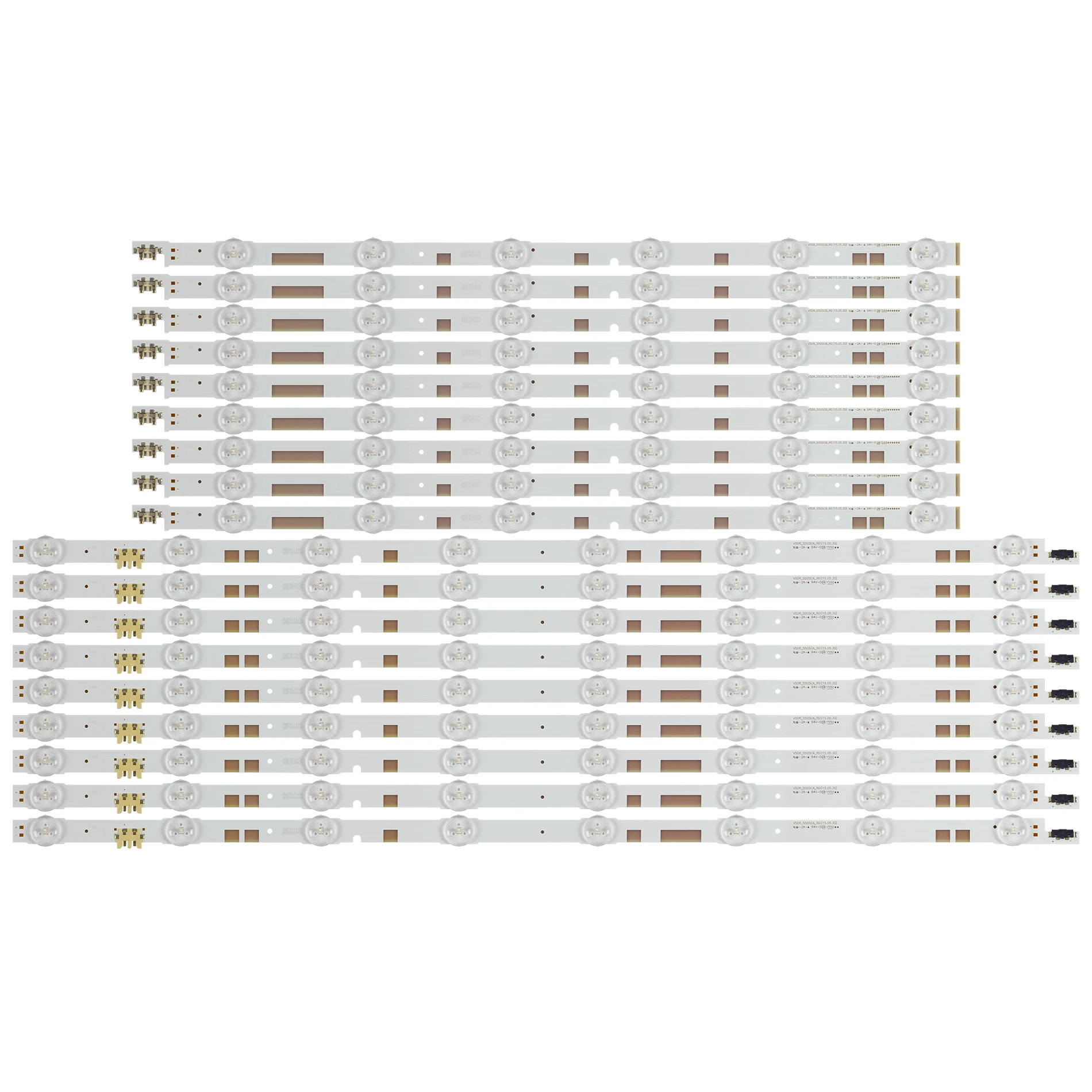 Новая светодиодная лента из 18 шт./компл. для Samsung UE55JU6872 UE55JU6872U UE55JU6870 UE55JU6850 UE55JU6850U