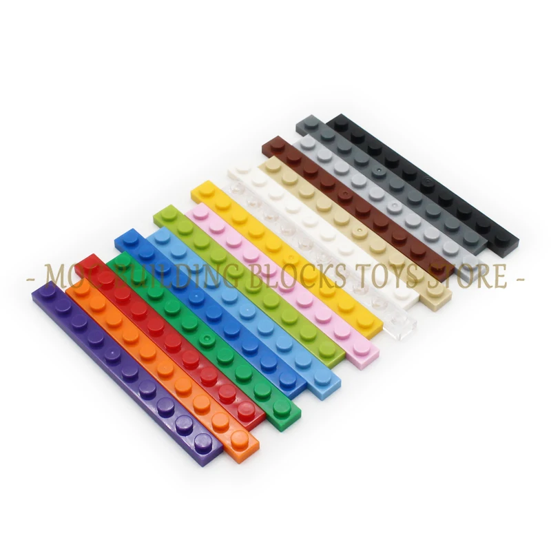 Детали MOC 4477 пластина 1x10 строительные блоки конструктор сделай сам просвещение