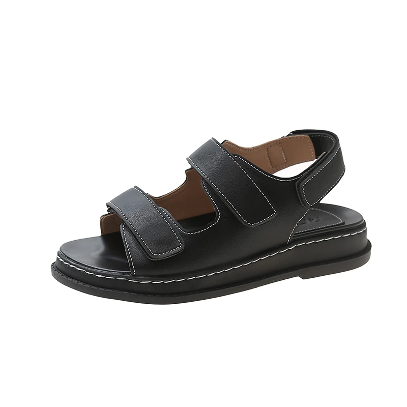 

Summer 2022 New Explosive Soft Bottom Thick Bottom Flat Roman Shoes and Sandals For Women