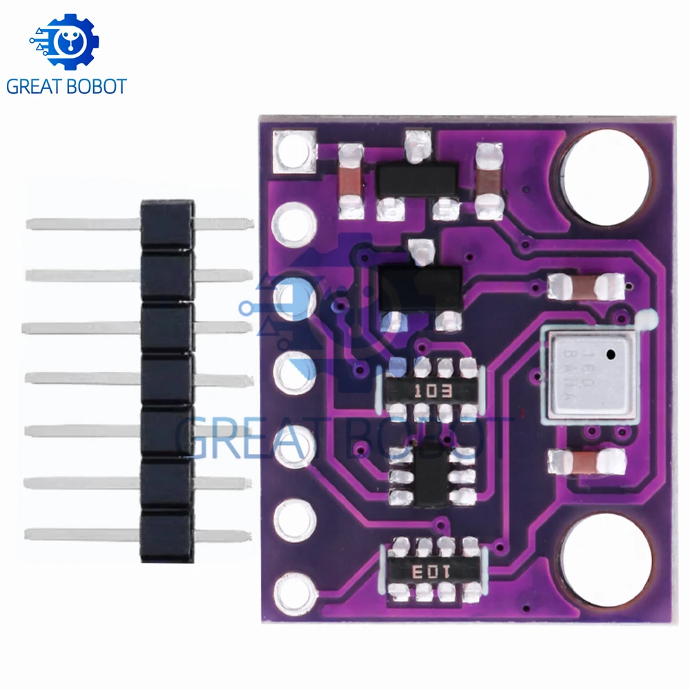 Фото 1 ~ 10 шт. ENS160 CCS811 Модуль датчика цифрового газа CO VOCs качества воздуха для Arduino №5