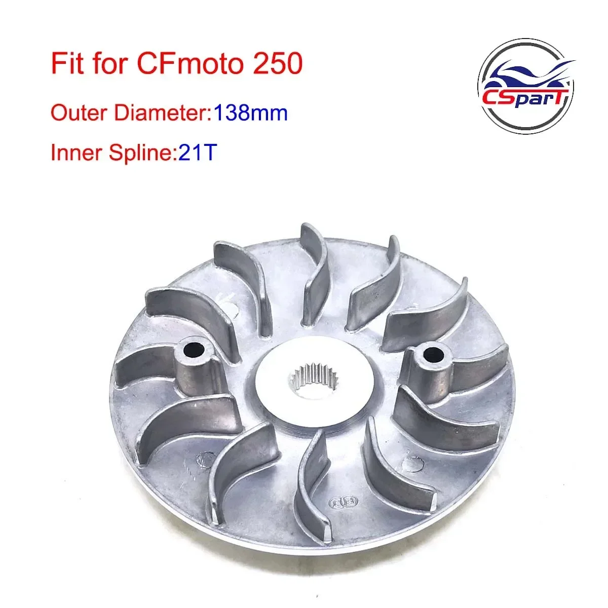 

Вентилятор вариатора 128 мм 138 мм 21 т CVT CN250 CF250 250CC 172 мм V3 V5 Baja Baotian Kazuma Kinroad 12/taotao Багги вездехода скутера