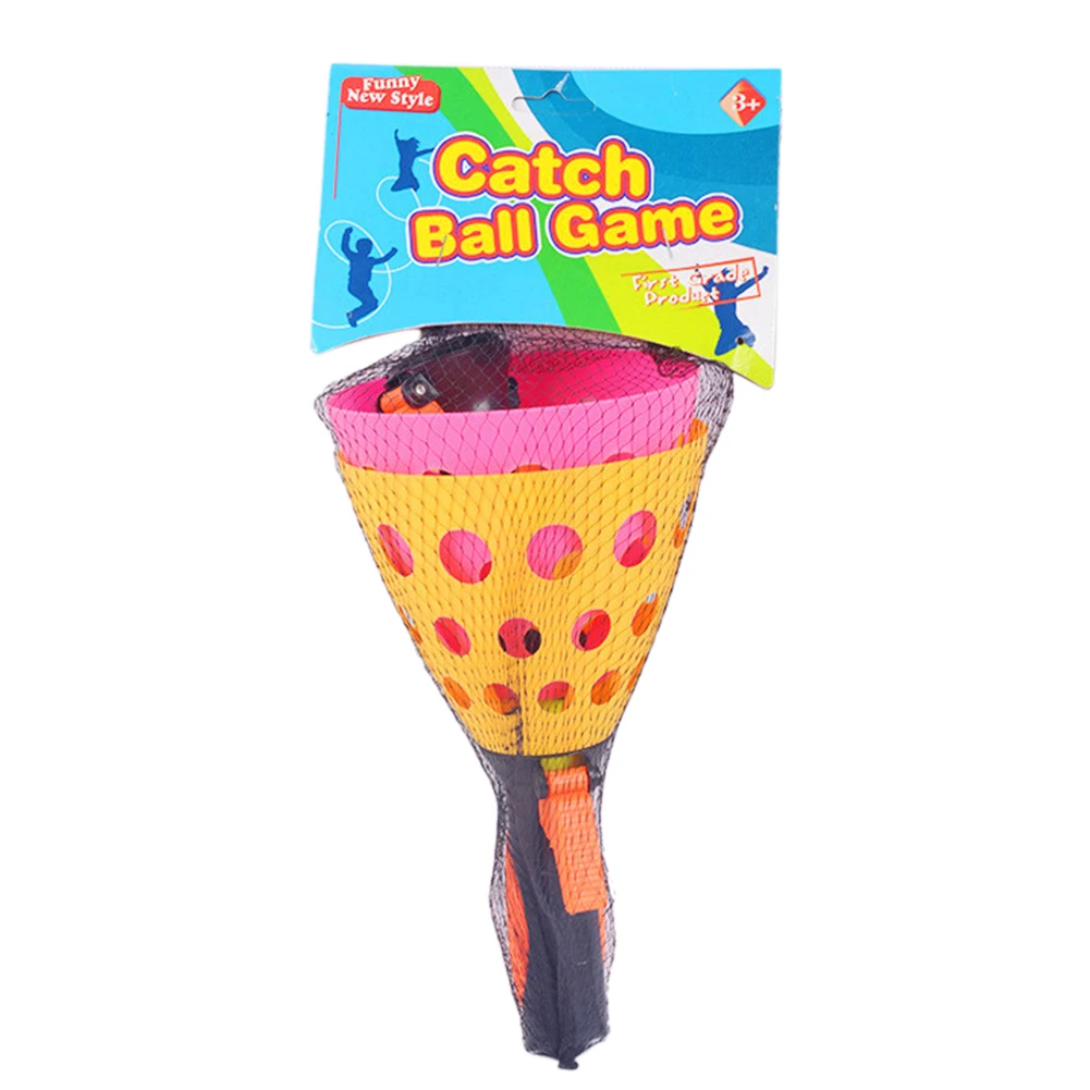 

Catch Ball Toy Set Non Slip Detachable Random Color Indoor Throwing Games Outdoor Sports Gift Children Parent-child Interactive