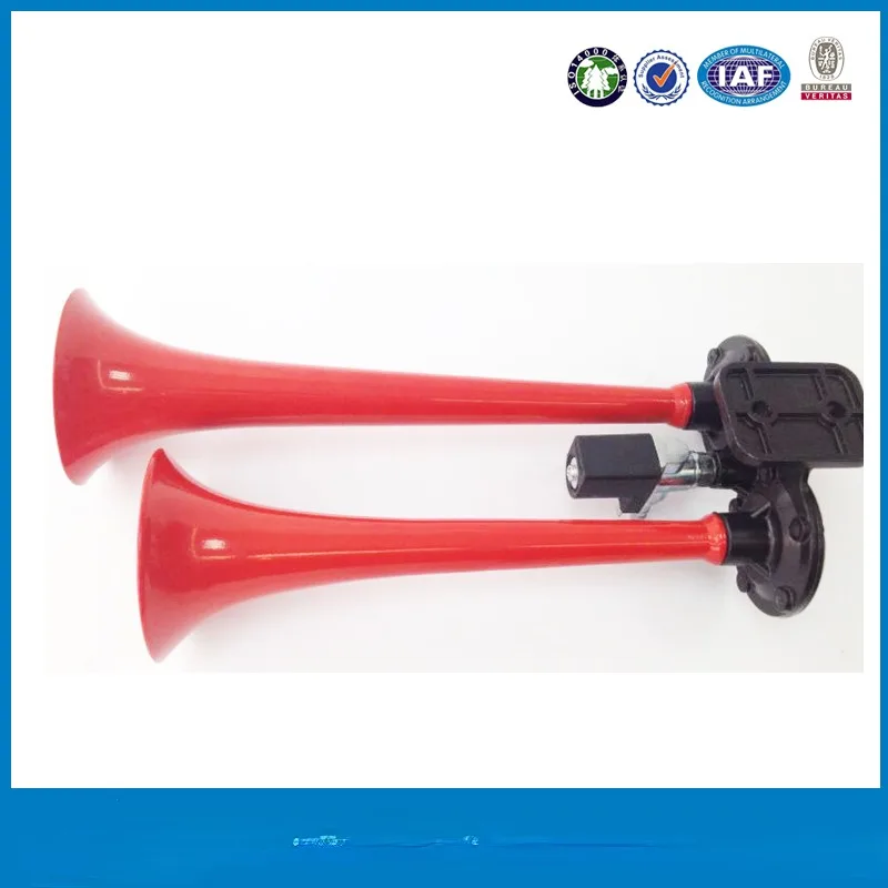 Новинка 12 В или 24 две красные трубы воздушный гудок Seger