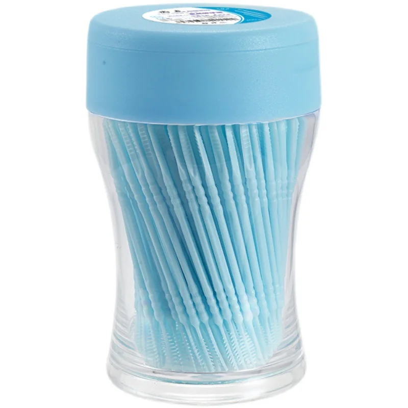 

200pcs Pick Interdental Double-head Brushed for Teeth Cleaning Toothpick Oral Care Tool 6.2 Cm Dental Flos