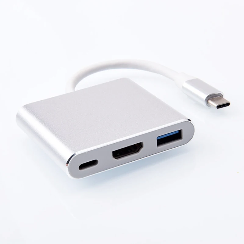 

4k Type C To HDMI-Compatible USB 3.0 Adapter Cable Converter for PC Laptop Samsung S21 LG V30 Huawei P50 To TV HDTV Projector