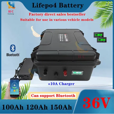 DIXSG LiFePO4 аккумулятор 36V для гольф-тележки лодки
