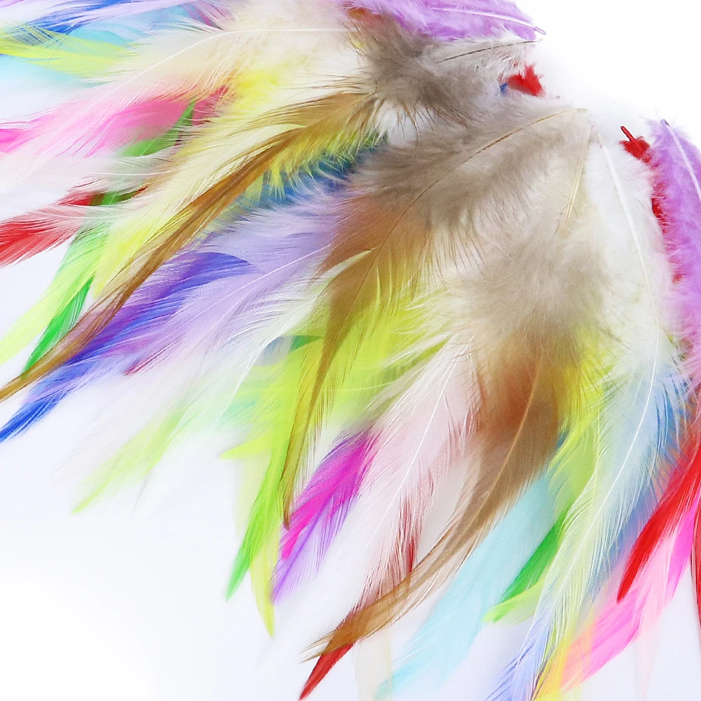 

Wholesale 500pcs Chicken Feathers Top Quality Crafts Feather Length 7-15cm Natural Rooster Plumes for Dream Catchers Accessories