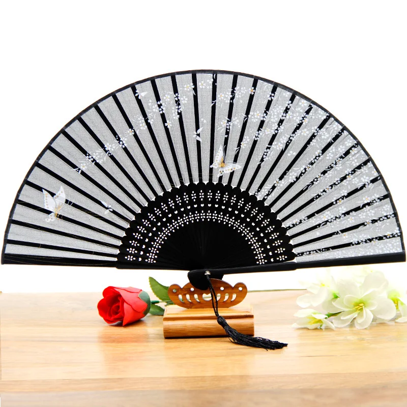 

7 inch Chinese Ancient Style Female Folding Fan Student Fan