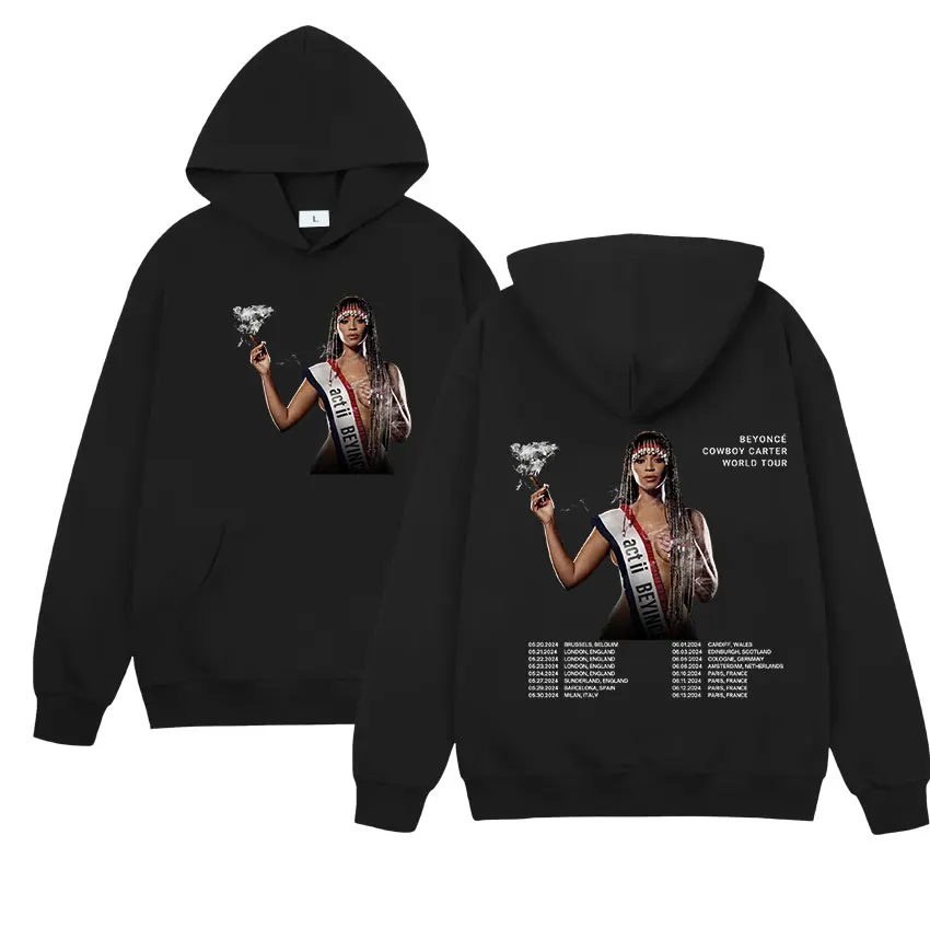 Бейонсе Ковбой Картер World Tour 2025 Новый альбом Толстовка Мужчины Женщины мода