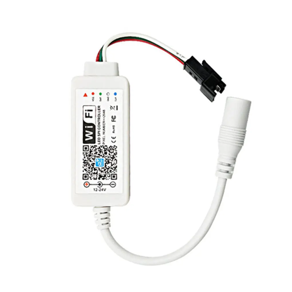 

Home DC5V 12V 24V Bluetooth Wireless WiFi Controller RGB RGBW IR RF LED Controller Wifi single color