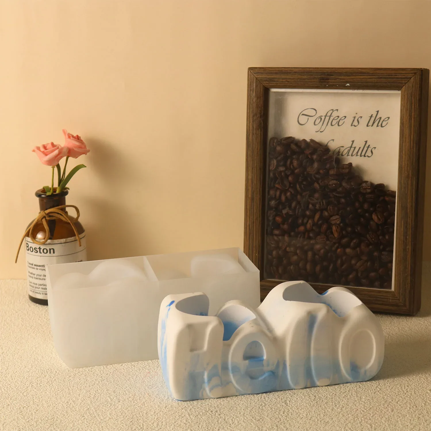 3D Цилиндрическая Свеча зеркальная форма для воска сделай сам кристалл