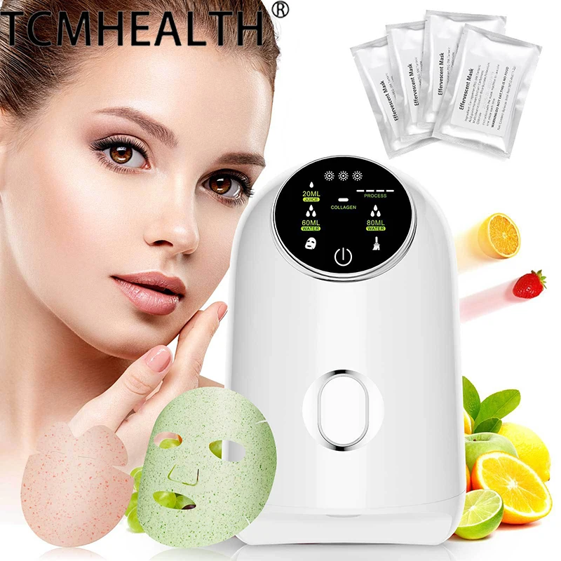 TCMHEALTH New Style Intelligent LCD Homemade Fruit and Vegetable Facial Mask Machine Touch DIY Facial Mask Automatic Smart