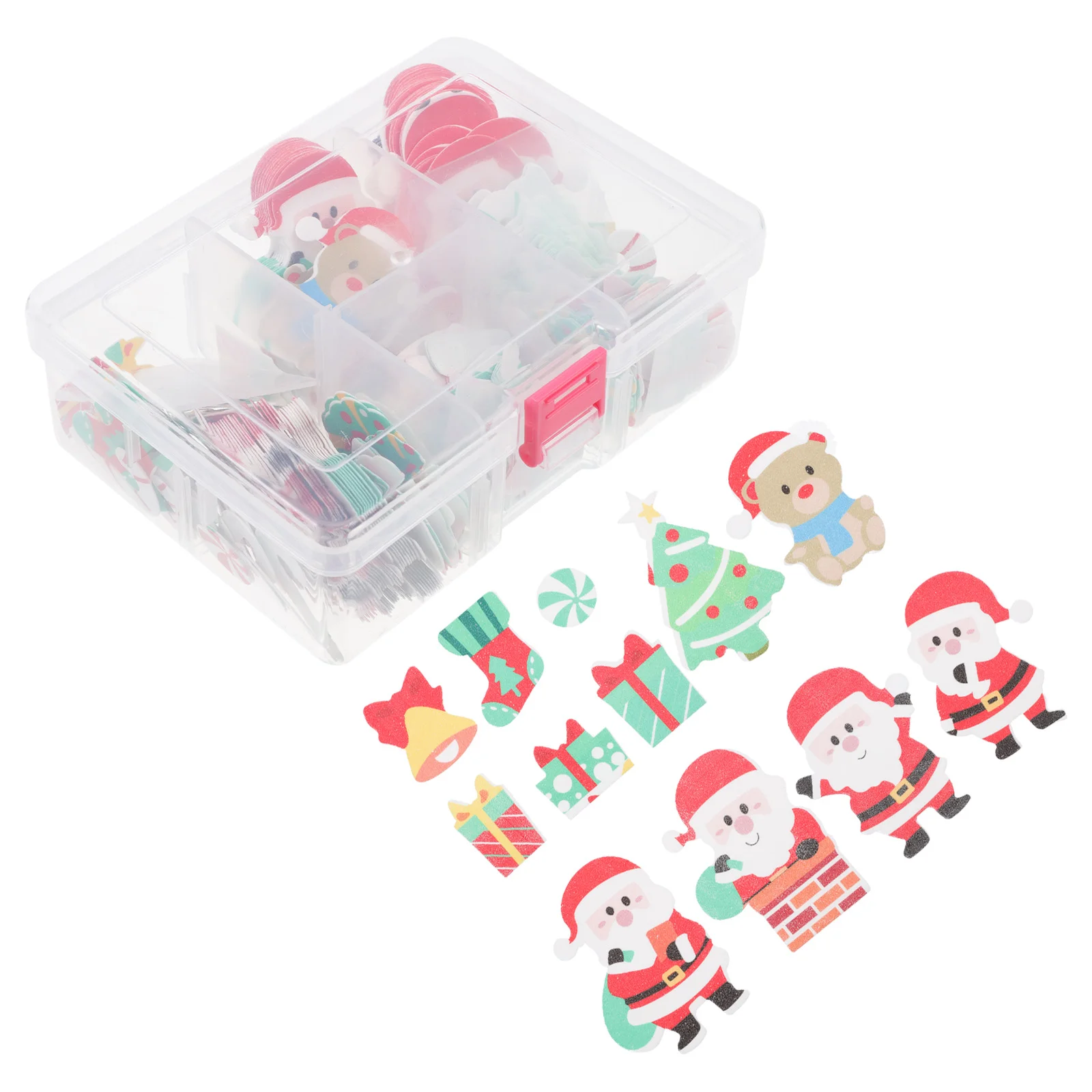 

Christmas Edible Cake Cupcake Topper Paper Decorationssanta Toppers Wafer Party Decor Decoration Baking Picks Dessert Diy Rice