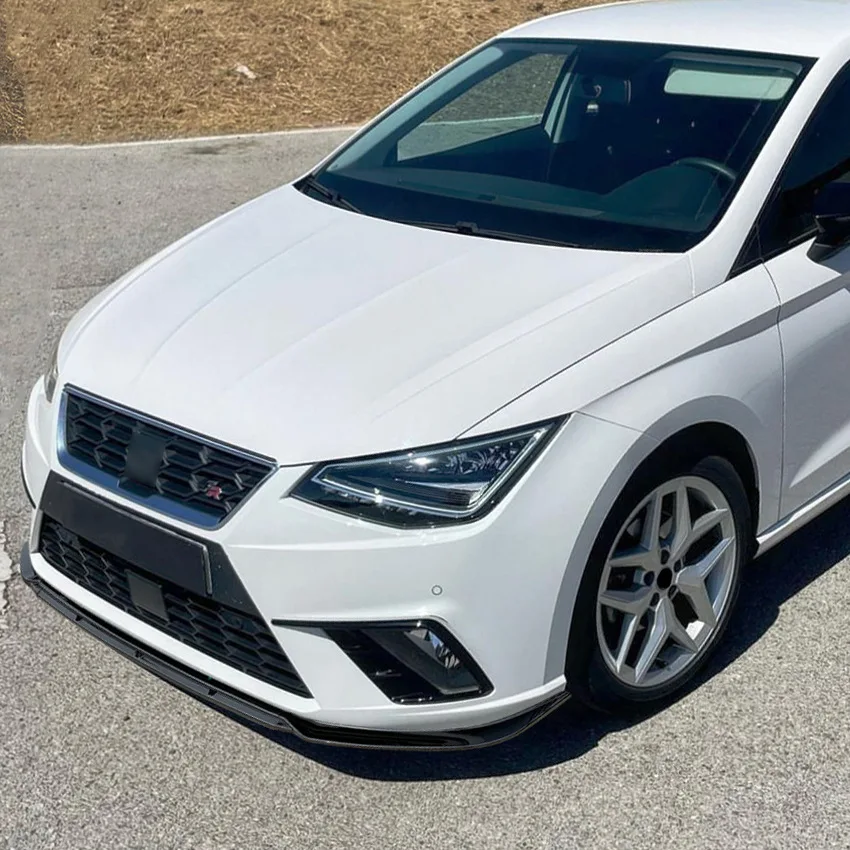 Фото Для Seat Ibiza MK5 Standard/FR 6F KJ1 2017-2024 + автомобильный передний бампер, сплиттер, спойлер, диффузор, комплект кузова Canard №3