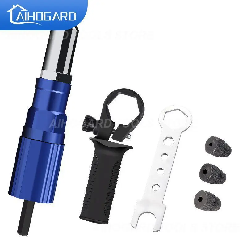 

Electric Rivet Gun Adapter 2.4-4.8mm Different Guide Nozzle Models Are Used To Quickly Pull Various Specifications Of Rivets New