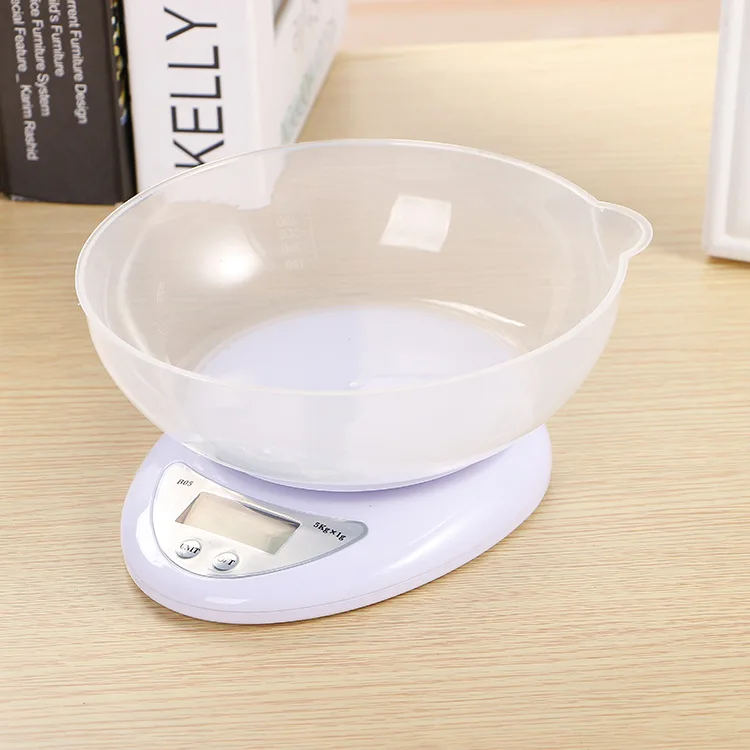 

5kg/1g Portable Digital Scale LED Electronic Scales Postal Food Balance Measuring Weight Kitchen LED Electronic Scales