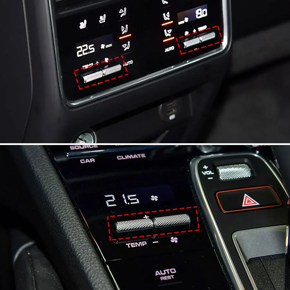 Фото Кнопка управления климат-контролем (кондиционером) для Porsche Cayenne 971 2017-2024, передняя и задняя, аксессуар, замена №5