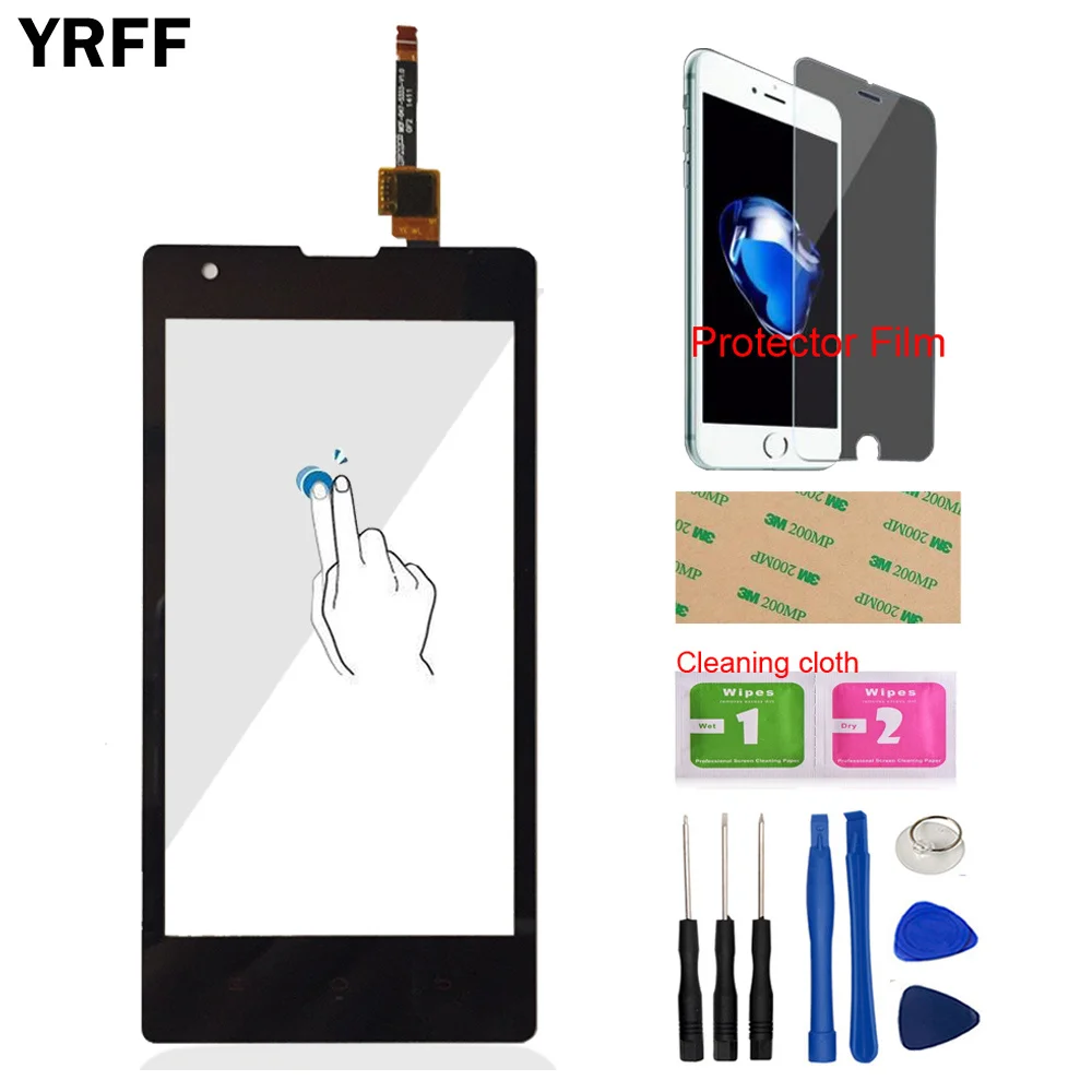 

Сенсорный экран 4,7 дюйма с цифровым преобразователем для Xiaomi RedMi 1 1S Red Rice 1 Red Rice 1S Hongmi 1s, стеклянная сенсорная защитная пленка