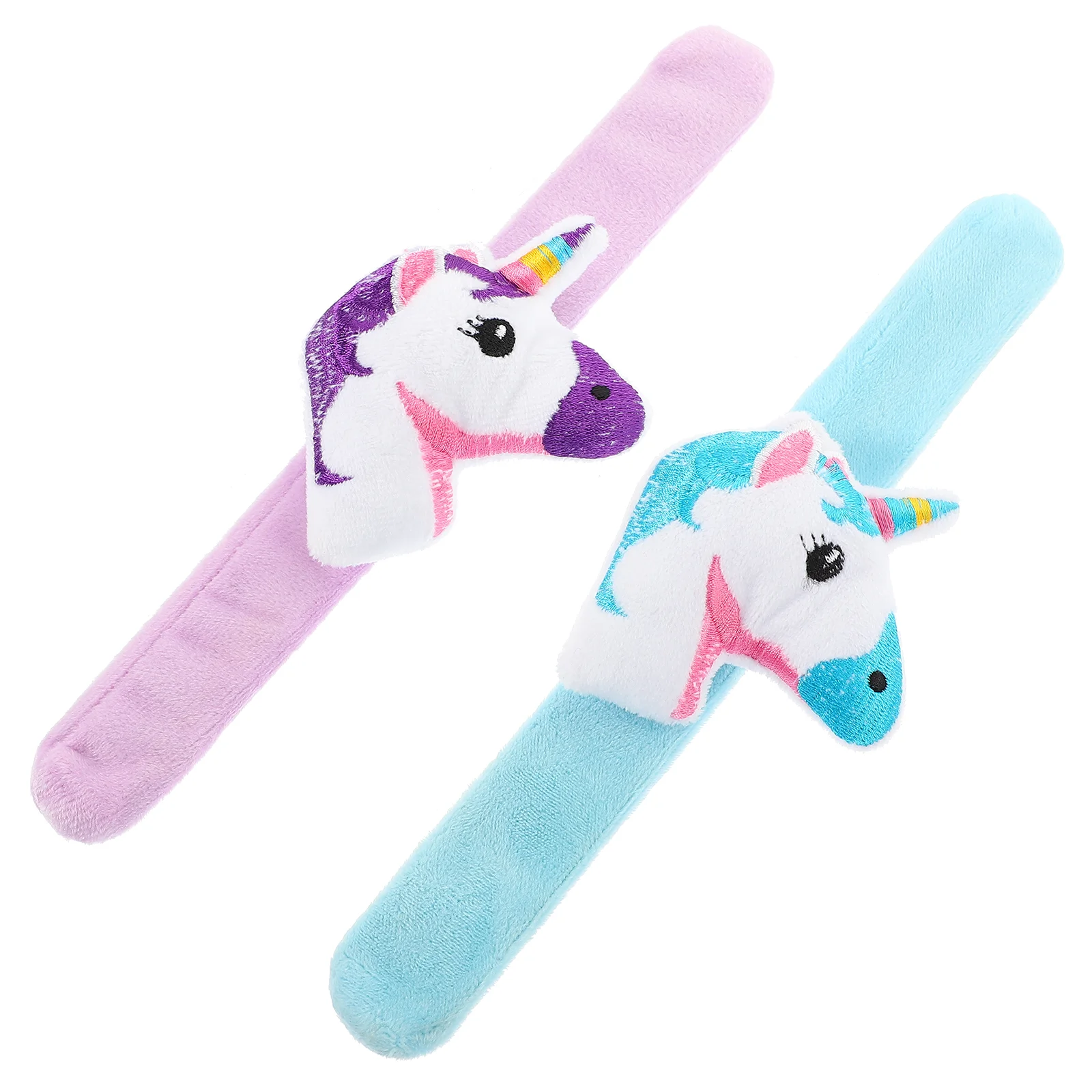 

2Pcs Slap Bracelets Children Slap Bracelets Unicorn Cartoon Slap Wristbands