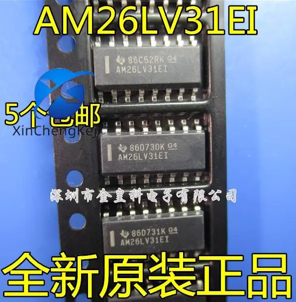 

30pcs original new AM26LV31EI AM26LV31EIDR SOP16 pin transceiver IC