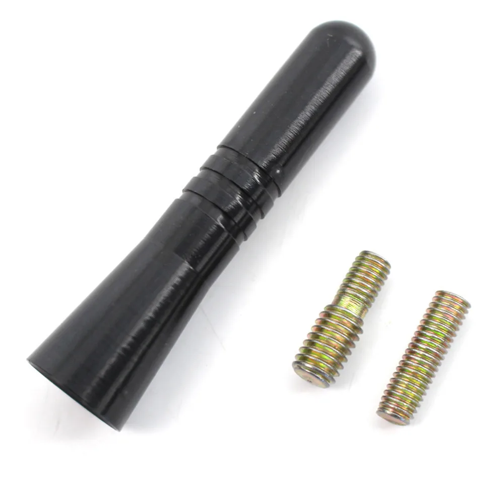 

2.2 Inch Universal Car Radio Antenna Metal Aerial AM FM Modified Short Mast Aluminum Alloy With Screws Antena Coche Antennas