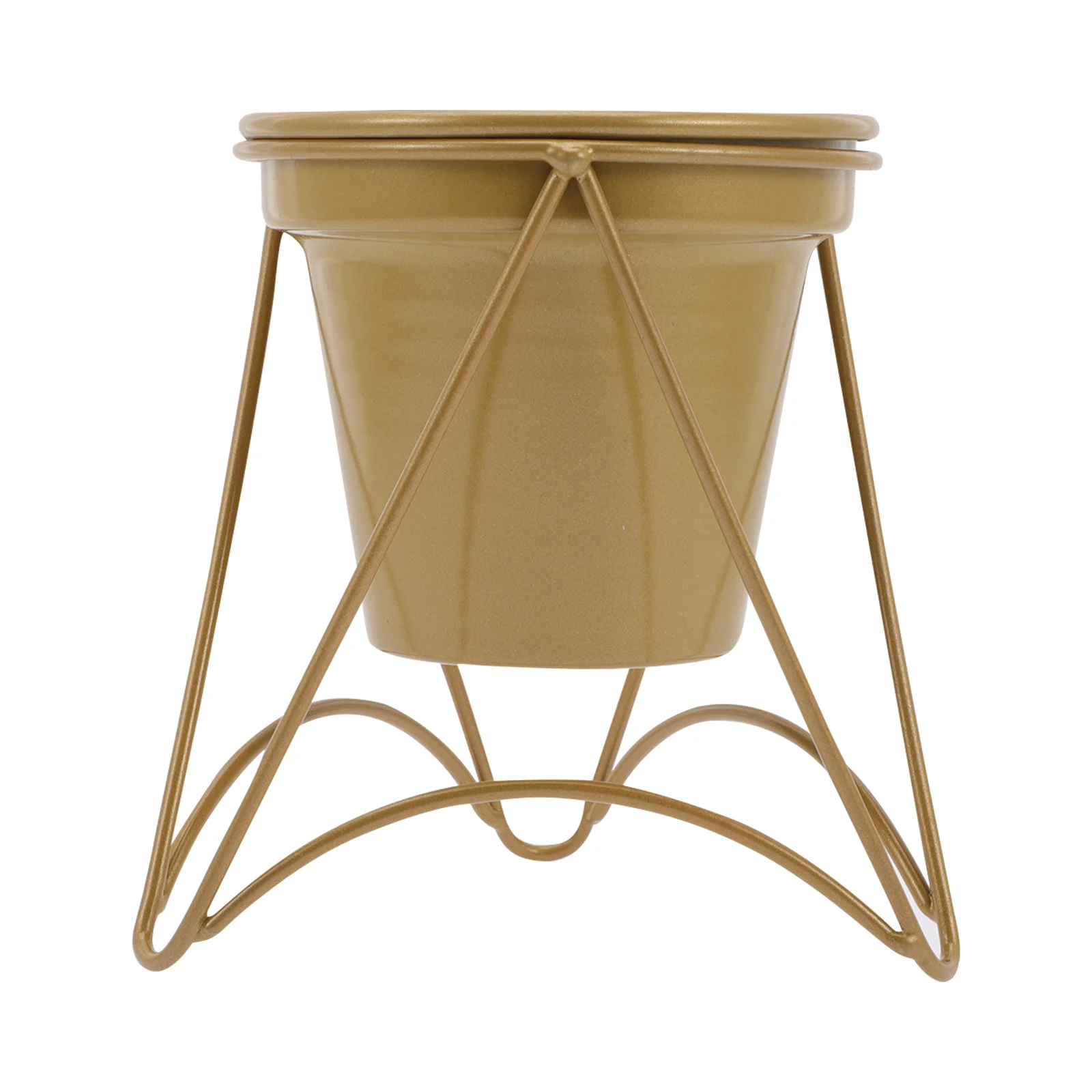 

1 Set of Decorative Storage Rack Living Room Flower Pot Iron Flower Planter