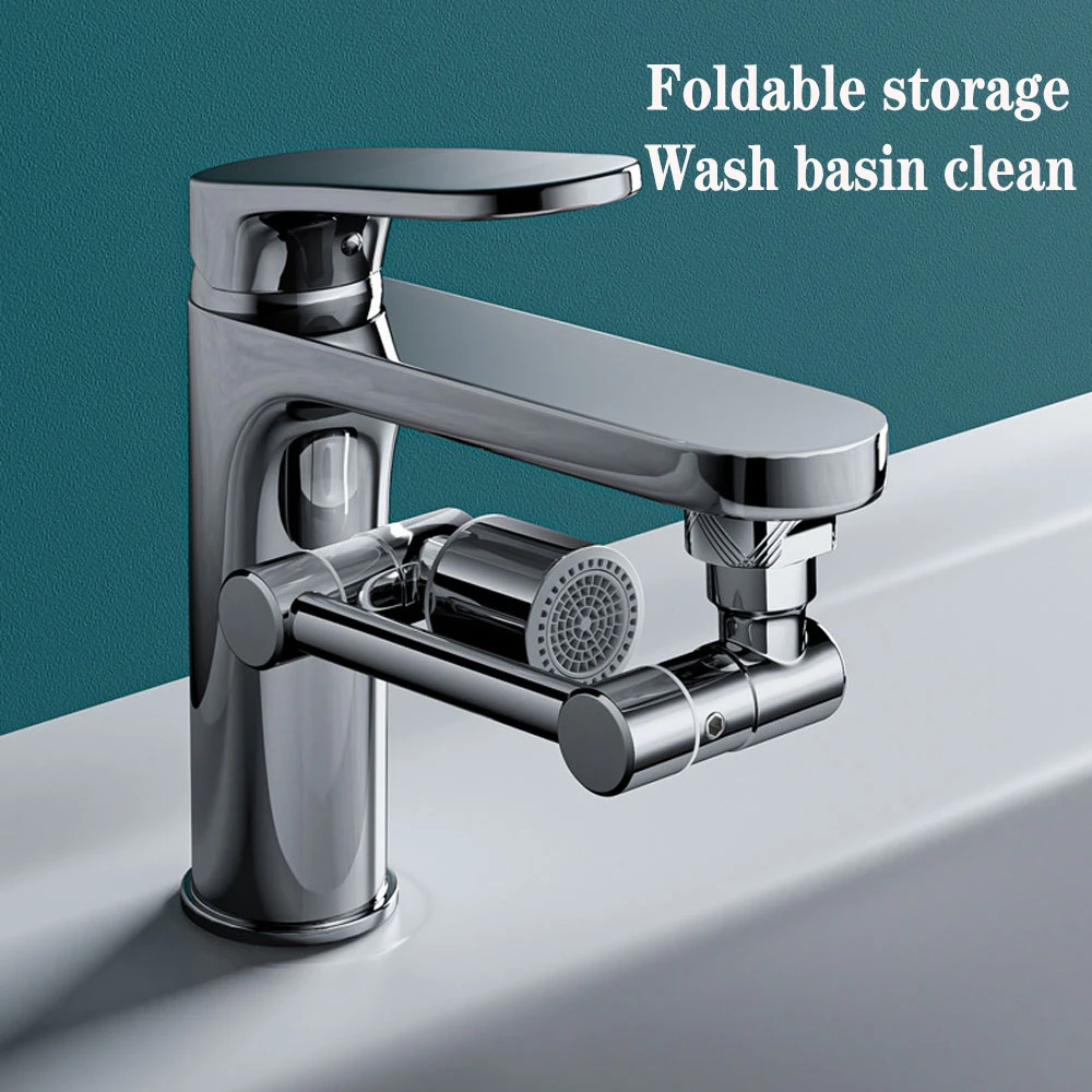 

1080 Rotatable Faucet Aerator Bathroom Washbasin Tap Splash Filter Kitchen Faucet Extend Faucet Water Saving Bubbler Nozzle