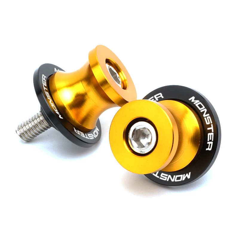 

Для Ducati Monster 600 620 696 796 797 821 937 950 S20R катушки маятника слайдер подставка винты болты с ЧПУ 6 мм аксессуары для мотоциклов