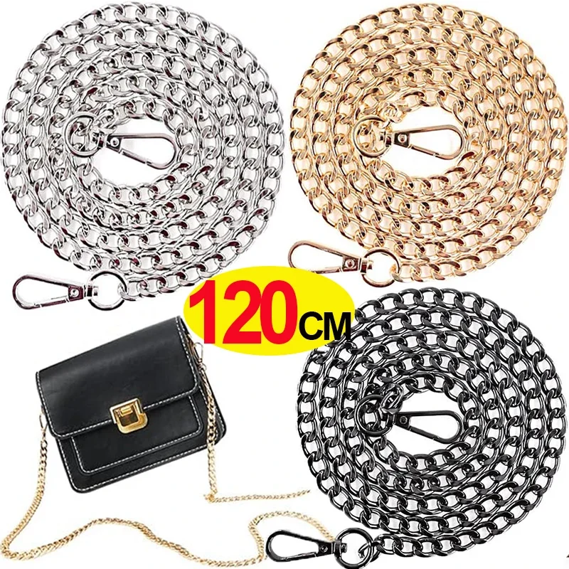 Buy 2 Pieces Handbag Chain Straps Replacement Strap Accessories Purse  Handbag Charms Chain Accessories Purse Clutches Handle Chains Decor with  Clasp for Crossbody Shoulder Bag Handbag Purse at