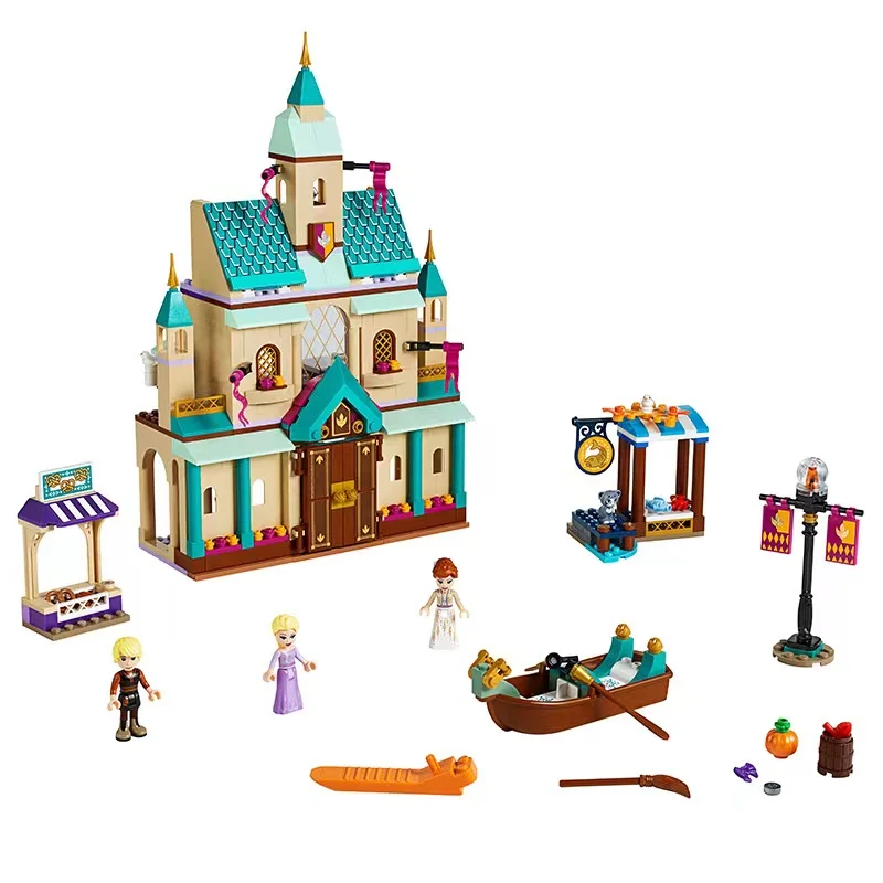 

Disney Building Block 41167 Frozen 2 Princess Arendale Castle Village Children's Toy Girl Gift