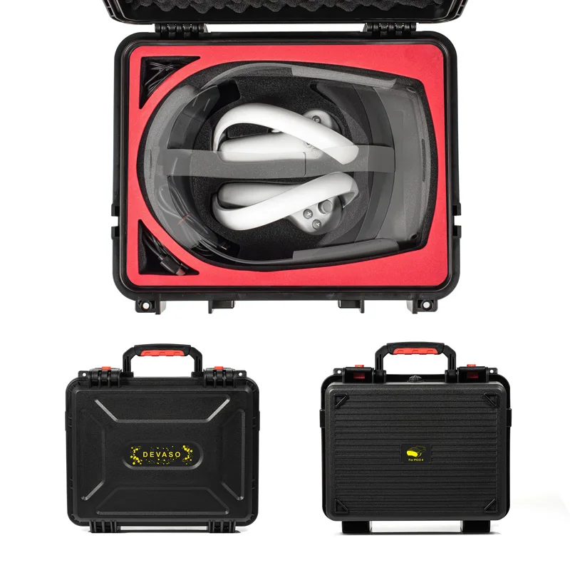 

Для очков PICO4 VR, все в одном, вместительный чемодан, герметичный влагостойкий Защитный Контейнер для хранения