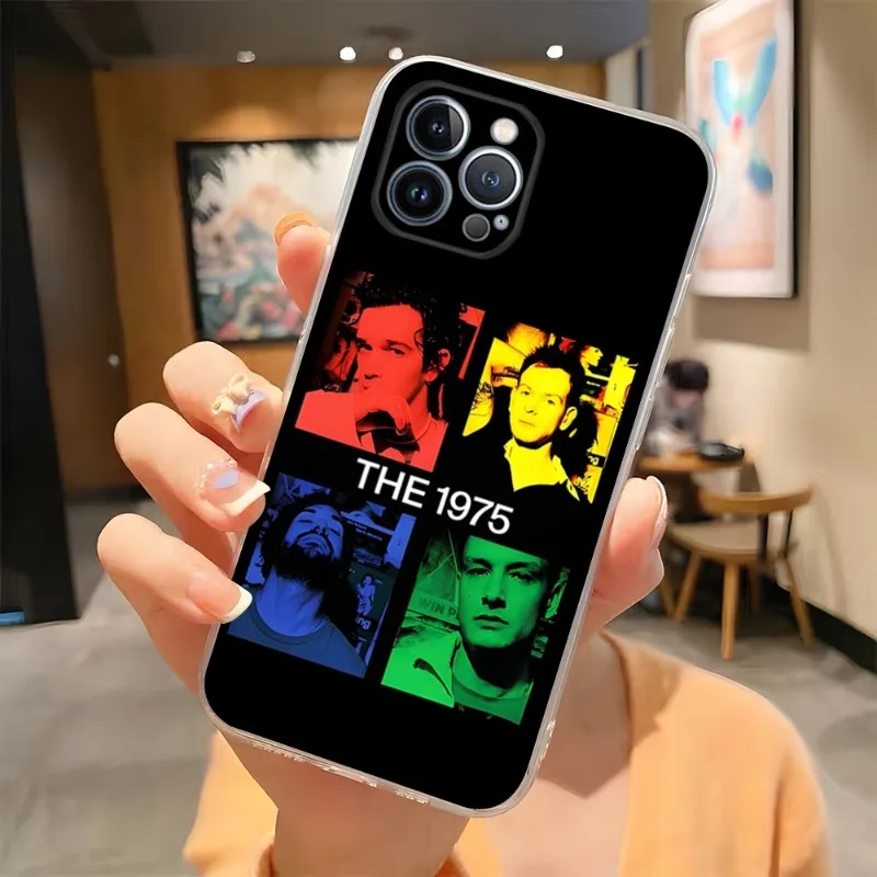Чехол для телефона Band The 1975 года 2023 популярный прозрачный чехол Iphone 13Pro 11 12 14 Pro Max