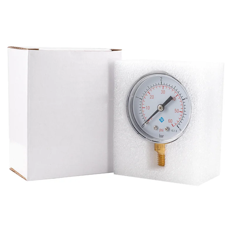 0-60PSI 0-4 бар Профессиональный фильтр для бассейна спа датчик давления воды мини