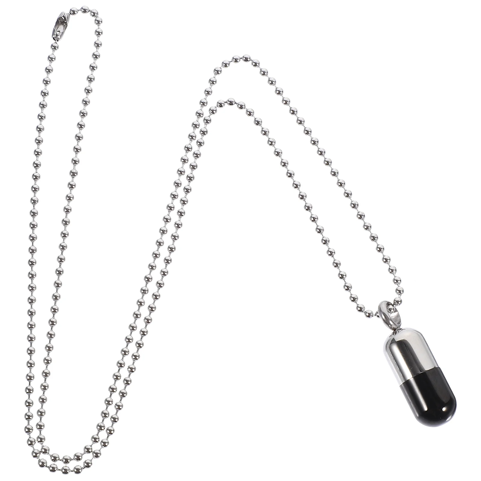 Металлическая таблетка подвеска в виде флакона духов ожерелье Miss для мужчин