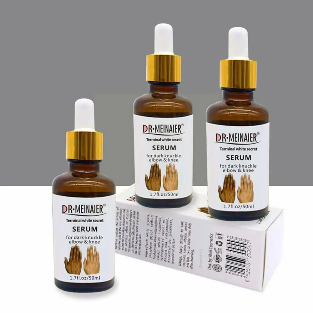 

50ml Hand Knuckle Glow Serum Whitening Serum for Removing Dark Knuckle Elbow and Knee Strong Dark Knuckle Serum N3Z8