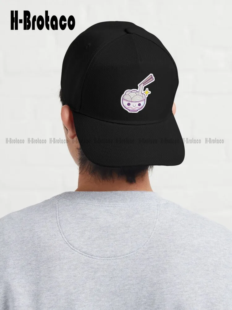 

Cute Ramen Baseball Cap Cute Hats Tactical Summer Sunscreen Hats Hunting Camping Hiking Fishing Caps Denim Colorful Harajuku Art