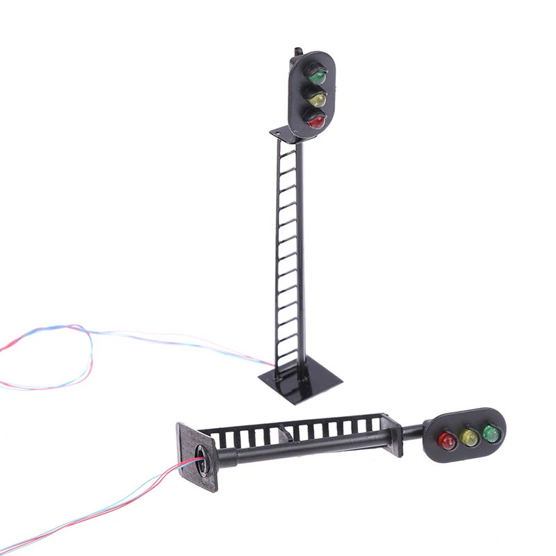 

Mini Landscape Railway Traffic Light Model Sand Table Model Signal Indicator Signal Traffic Lamps For Railway Landscape Layout