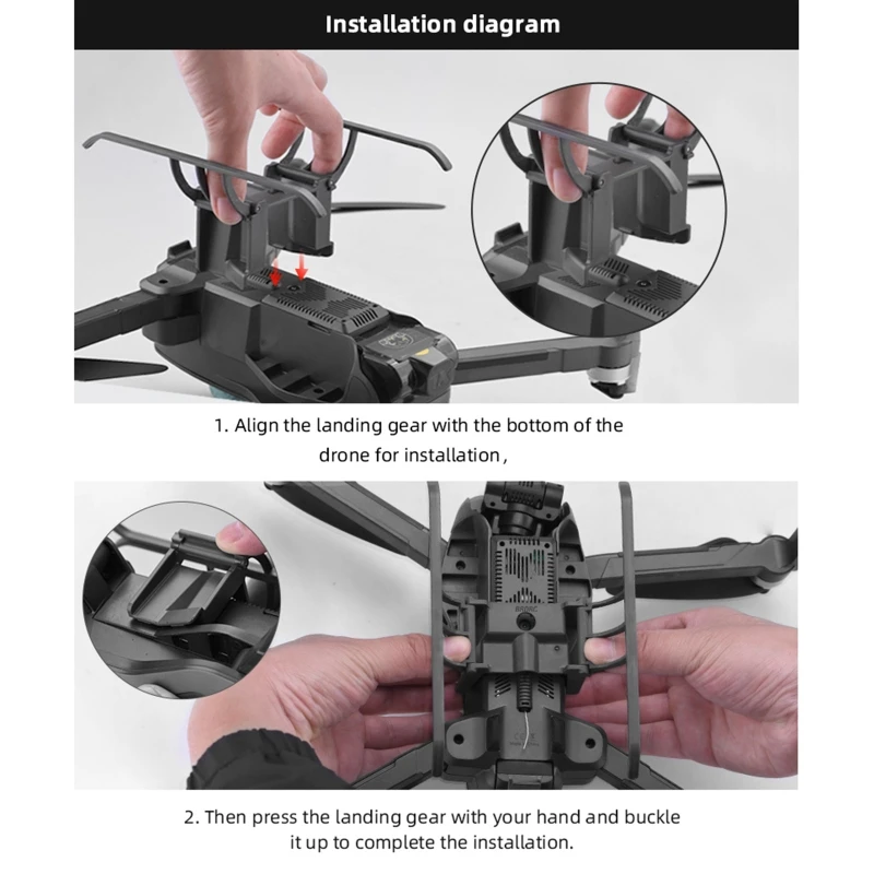 

1 Pc Landing Gear Extensions Leg Height Extender for SG906MAX W3JD