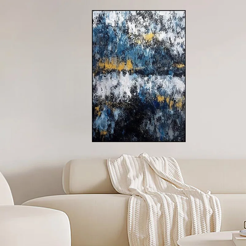 Абстрактная масляная живопись ручная роспись большой размер украшение для дома