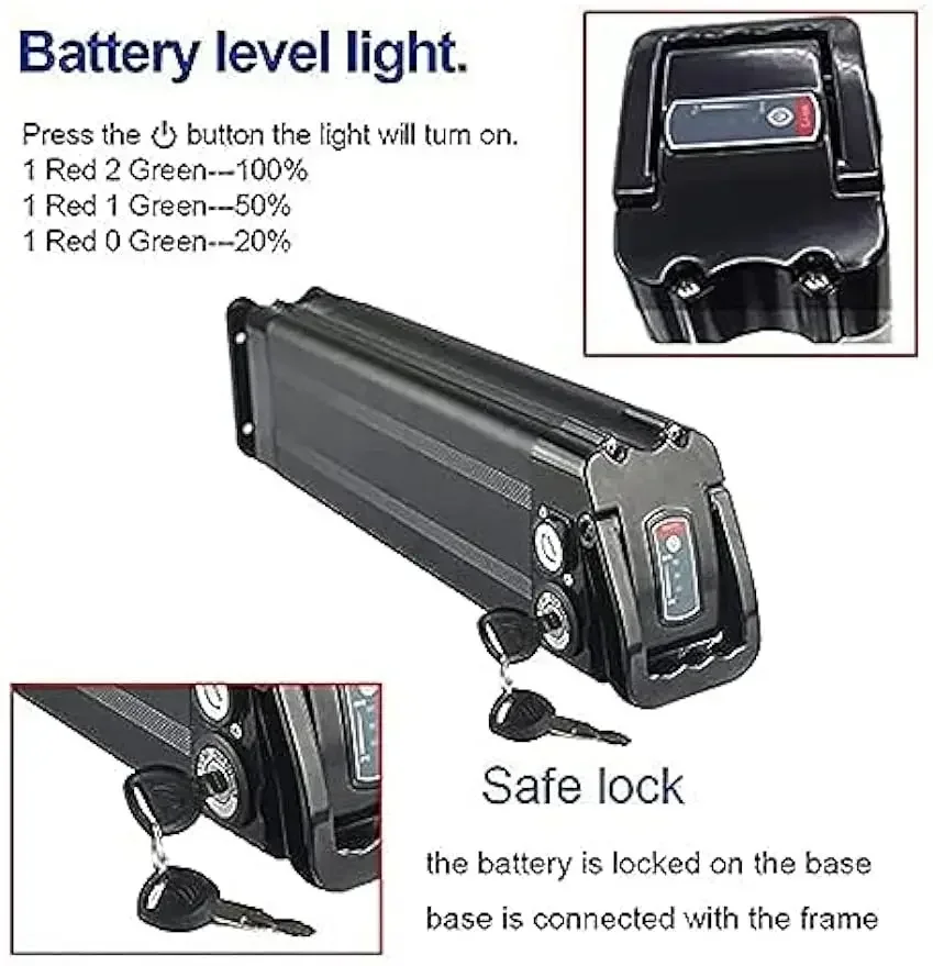 48 В 20 Ач литиевый аккумулятор Silverfish для электровелосипеда 36 250 Вт 350 500 750 с