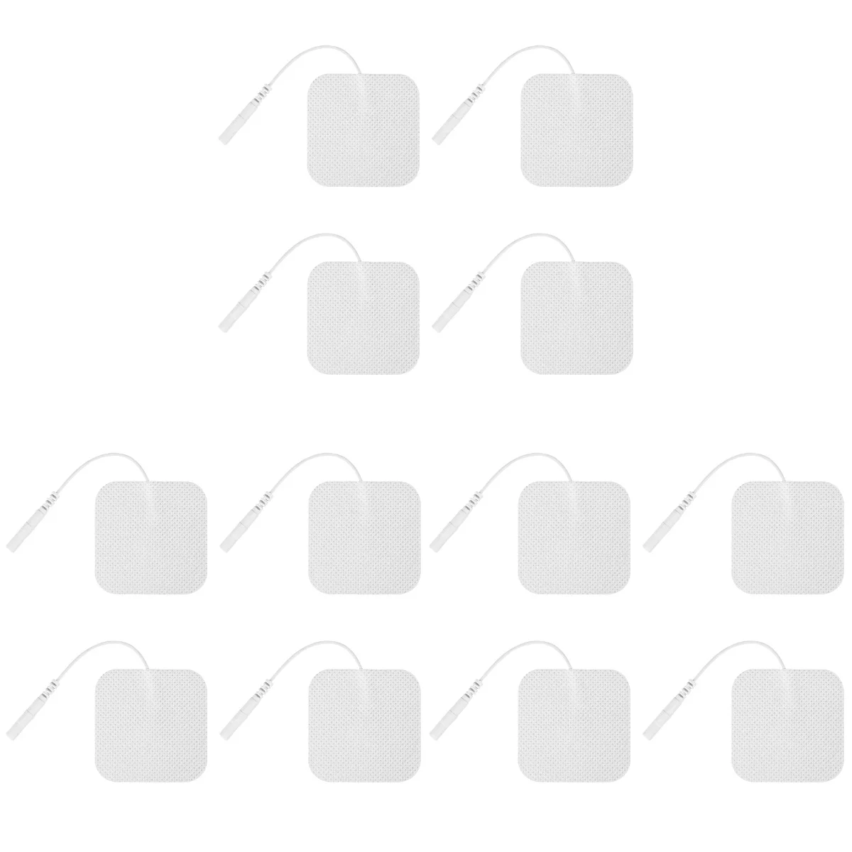 

120 Pcs Electrode Sheet Unit Replacement Pads Sticky Reusable Electrotherapy White Self-stick