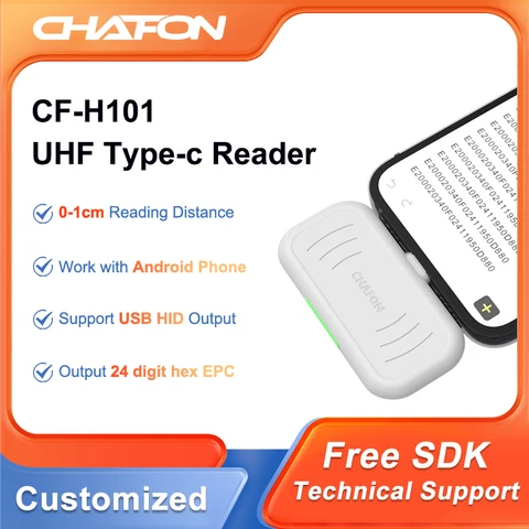 CHAFON H101 860-960 МГц type-c UHF RFID android ридер с симуляцией клавиатуры