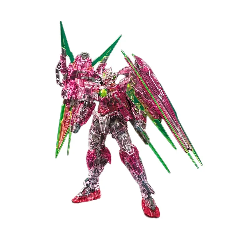 Оригинальная Bandai RG 1/144 THE GUNDAM BASE LIMITED 00 QAN[T] FULL SABER [TRANS-AM CLEAR] аниме Сборная модель