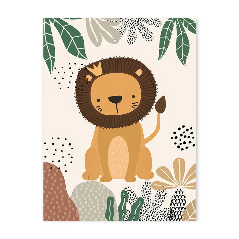 

Печать на холсте "Животные"